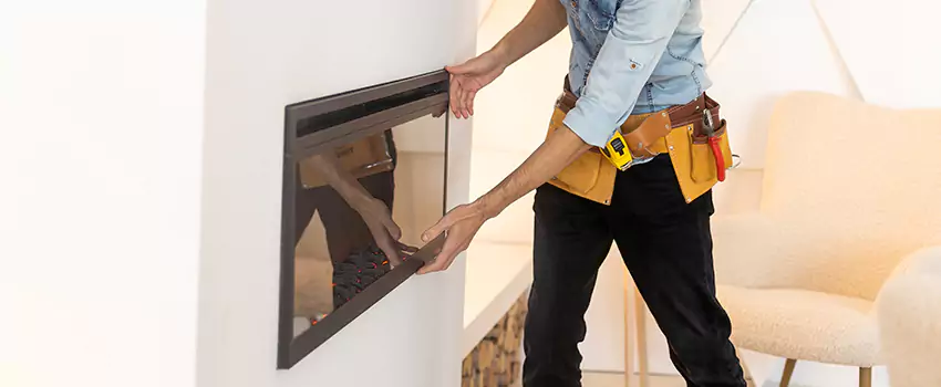 Metal Fireplace Installation in Ashburn, Virginia