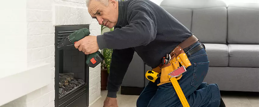 New Indoor Fireplace Installation in Ashburn, Virginia