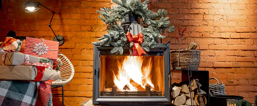 Travis Industries Linear Gas Fireplace Installation in Ashburn, Virginia
