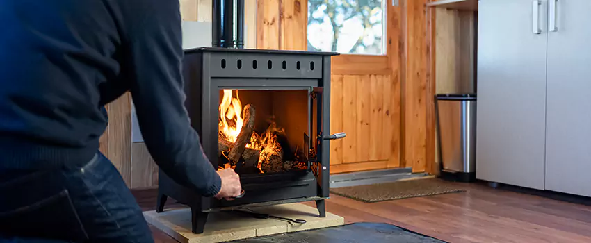 Open Hearth Wood Fireplace Installation in Ashburn, VA