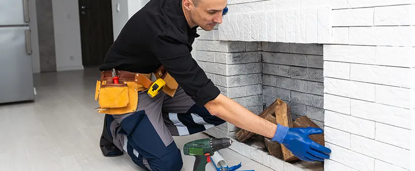 Fireplace Damaged Damper Frame Repair Services in Ashburn, Virginia