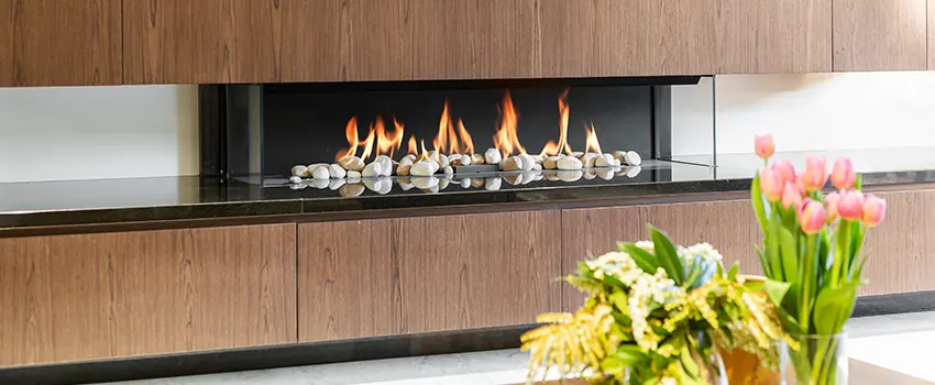 Double-height Fireplace Design Refurbishment in Ashburn, Virginia