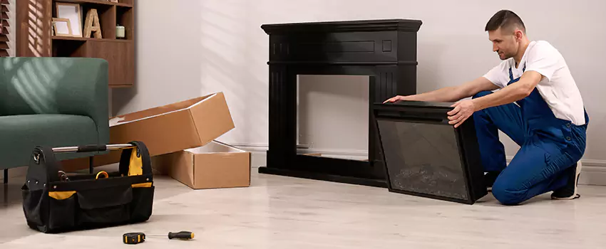 Old Rusted Metal Fireplace Repair And Replacement in Ashburn, VA